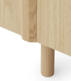 Normann Copenhagen - Rib kommode m. 4 skuffer - eg