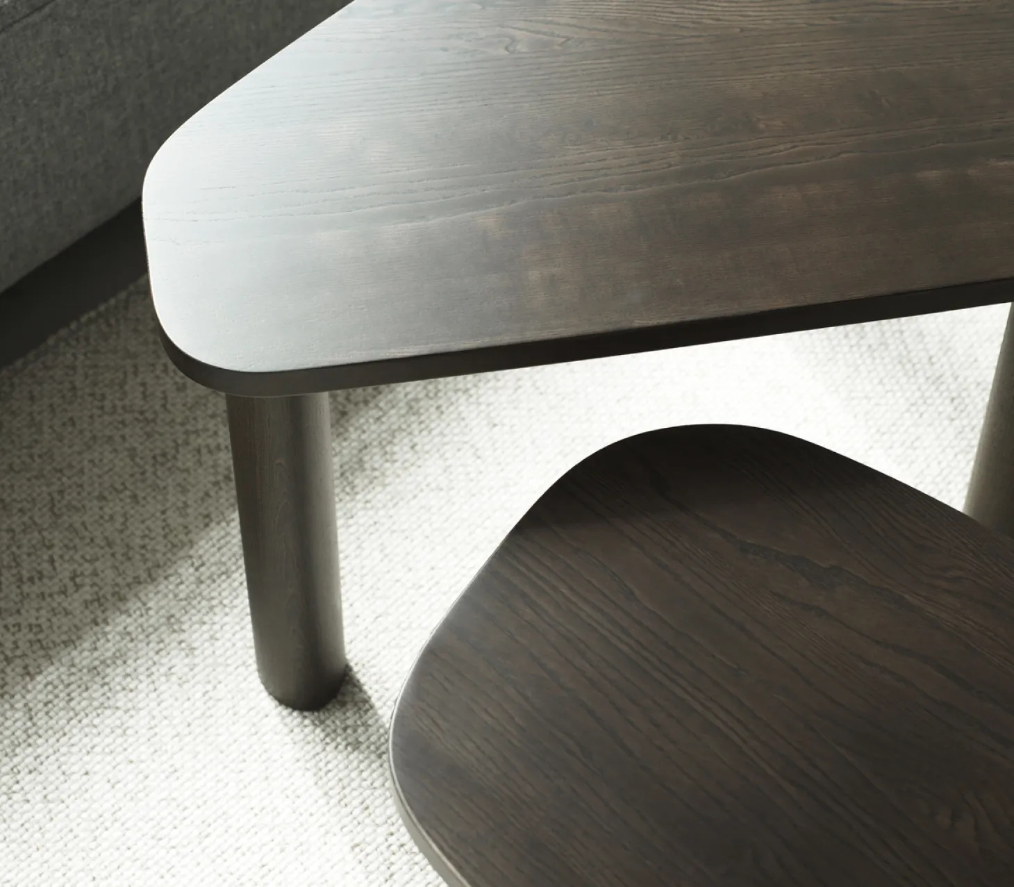 Normann Copenhagen - Sculp Coffee Table Large - Brown Stained Ash