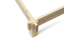 Normann Copenhagen - Sengeramme 180 x 200 cm - Notch - Fyrretræ