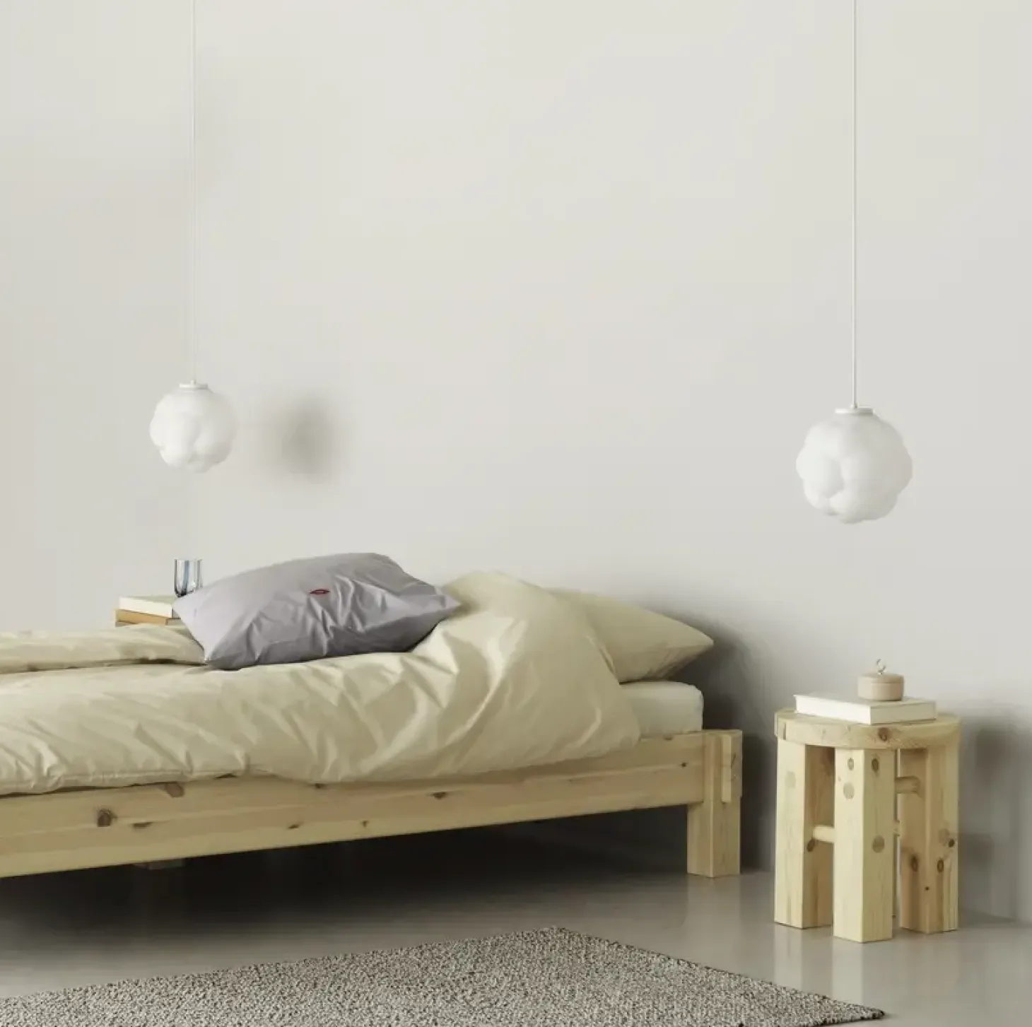 Normann Copenhagen - Sengeramme 180 x 200 cm - Notch - Fyrretræ