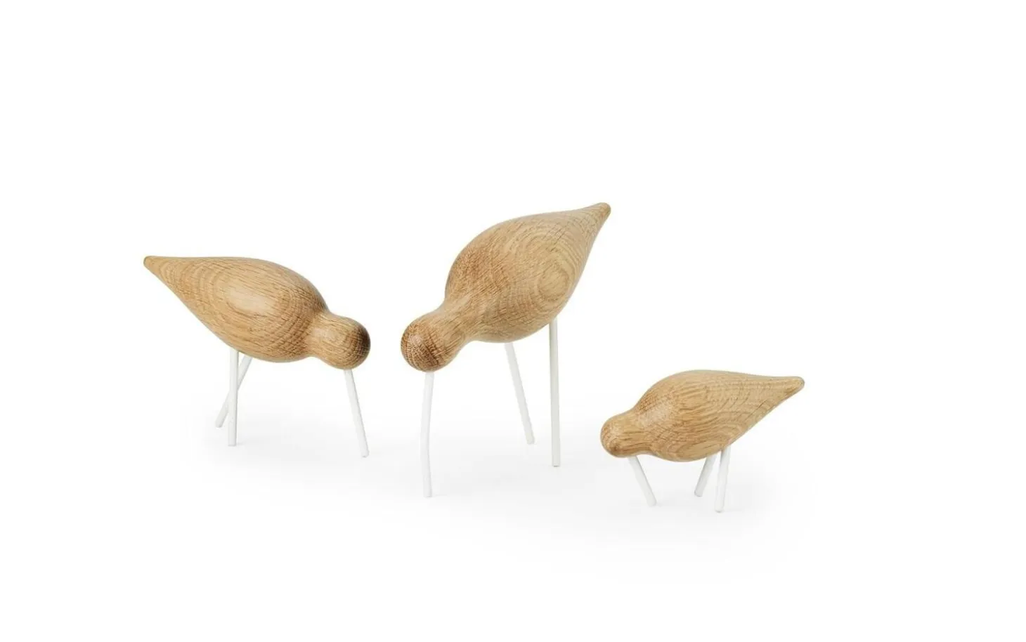 Normann Copenhagen - Shorebird Small Oak - Eg med hvide ben