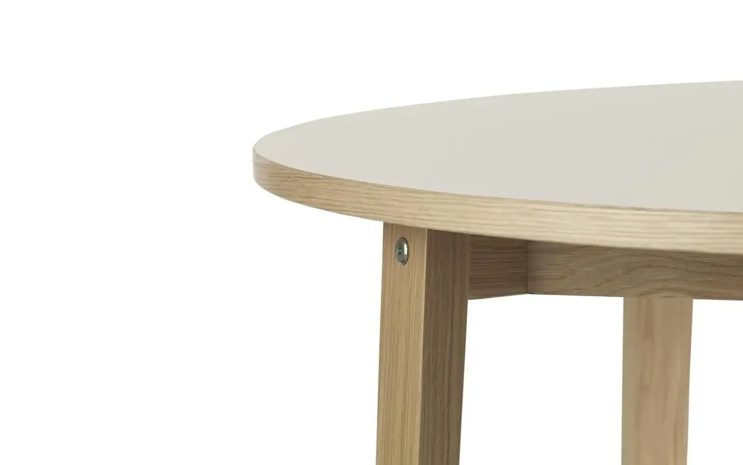 Normann Copenhagen - Slice Table Ø120 cm Linoleum