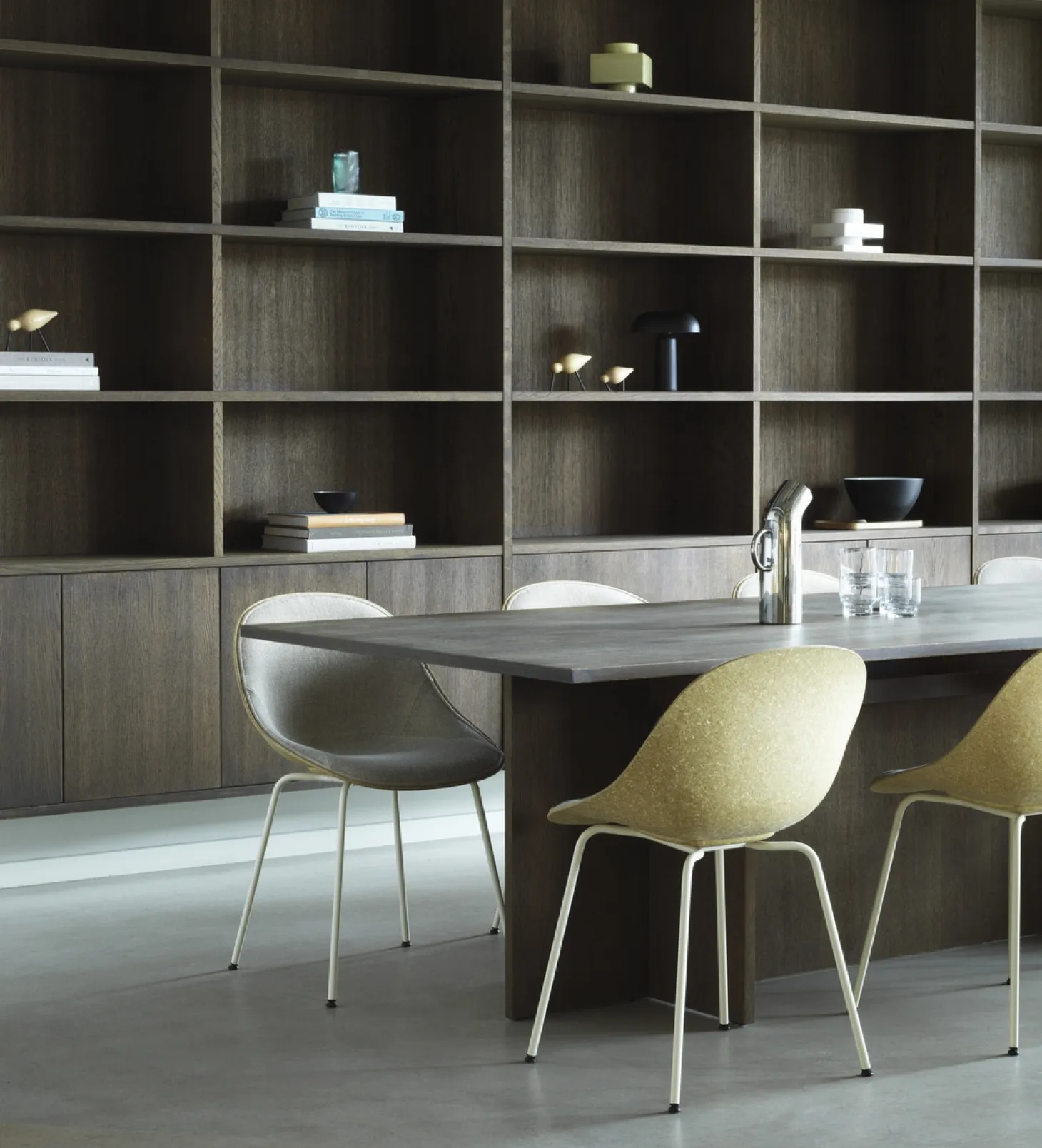 Normann Copenhagen - Spisebordsstol - Mat Chair - Hemp - Creme/Stål