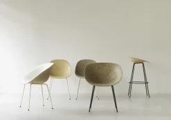Normann Copenhagen - Spisebordsstol - Mat Chair - Hemp - Creme/Stål