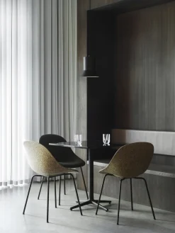 Normann Copenhagen - Spisebordsstol - Mat Chair - Seaweed - Sort/Stål