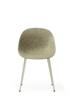 Normann Copenhagen - Spisebordsstol - Mat Chair - Seaweed - Creme/Stål