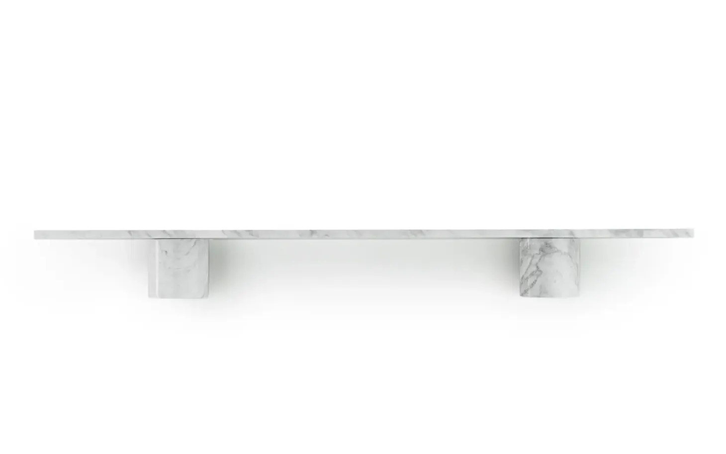 Normann Copenhagen - Sten Hylde - 120 cm - hvid marmor