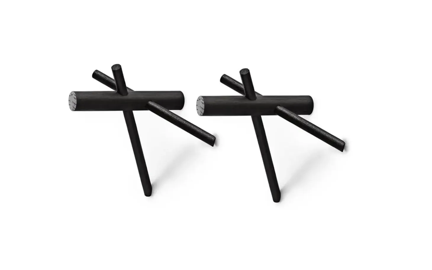 Normann Copenhagen - Sticks Hooks - 2 pcs - sort