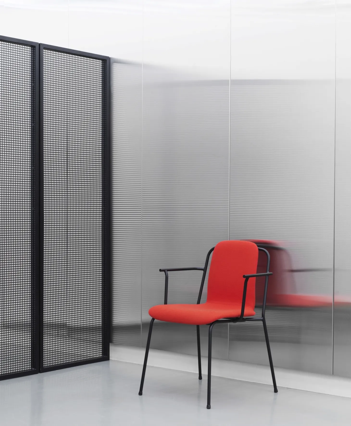Normann Copenhagen - Studio Armchair Full Upholstery Black Steel