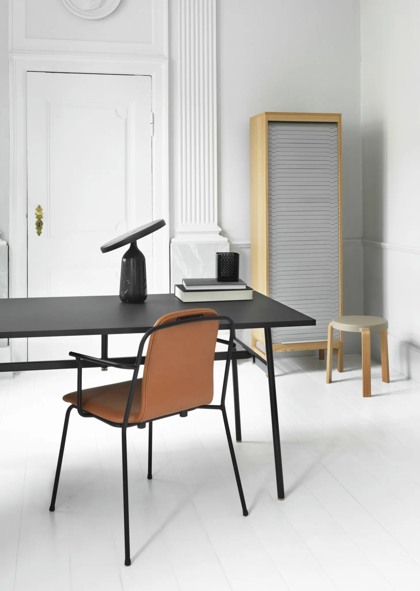 Normann Copenhagen - Studio Chair Front Upholstery Black Steel
