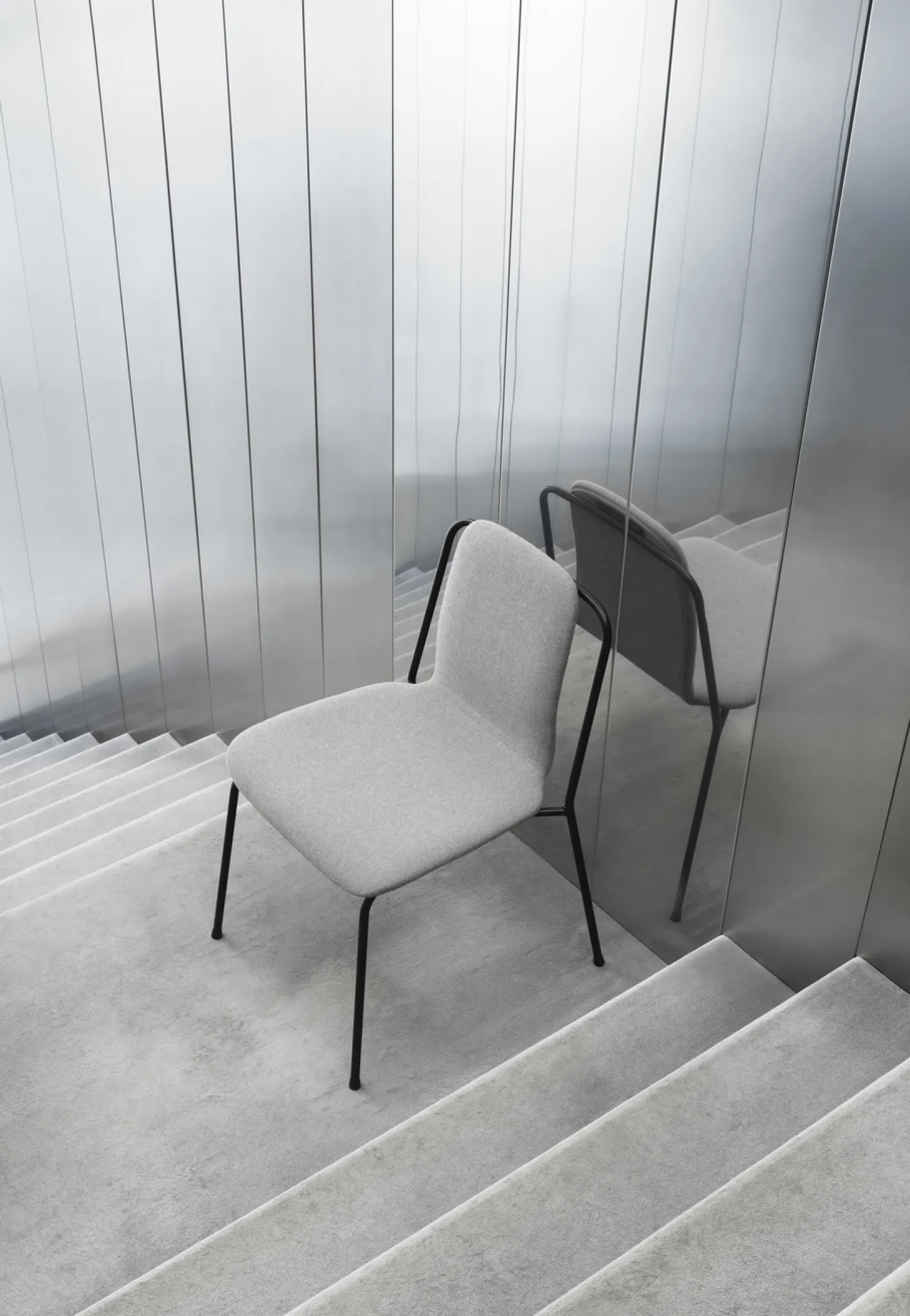 Normann Copenhagen - Studio Chair Full Upholstery Black Steel