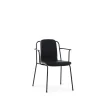 Normann Copenhagen - Studio Armchair Front Upholstery Black Steel
