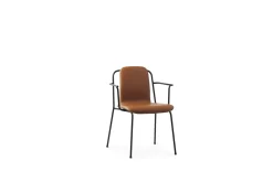Normann Copenhagen - Studio Armchair Full Upholstery Black Steel