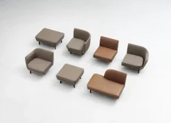Normann Copenhagen - Sum Modular Sofa 710 Pouf Large Black Alu