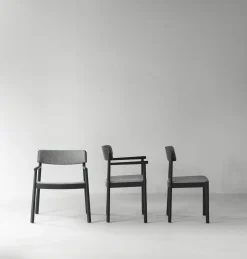 Normann Copenhagen - Timb Chair Upholstery Black / Hallingdal 166