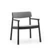 Normann Copenhagen - Timb Lounge Armchair Upholstery Black / Hallingdal 166