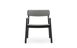 Normann Copenhagen - Timb Lounge Armchair Upholstery Black / Hallingdal 166