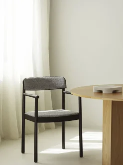 Normann Copenhagen - Timb Lounge Armchair Upholstery Black / Hallingdal 166