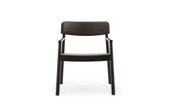 Normann Copenhagen - Timb Lounge Armchair Upholstery Brown / Ultra Leather -Chocolate