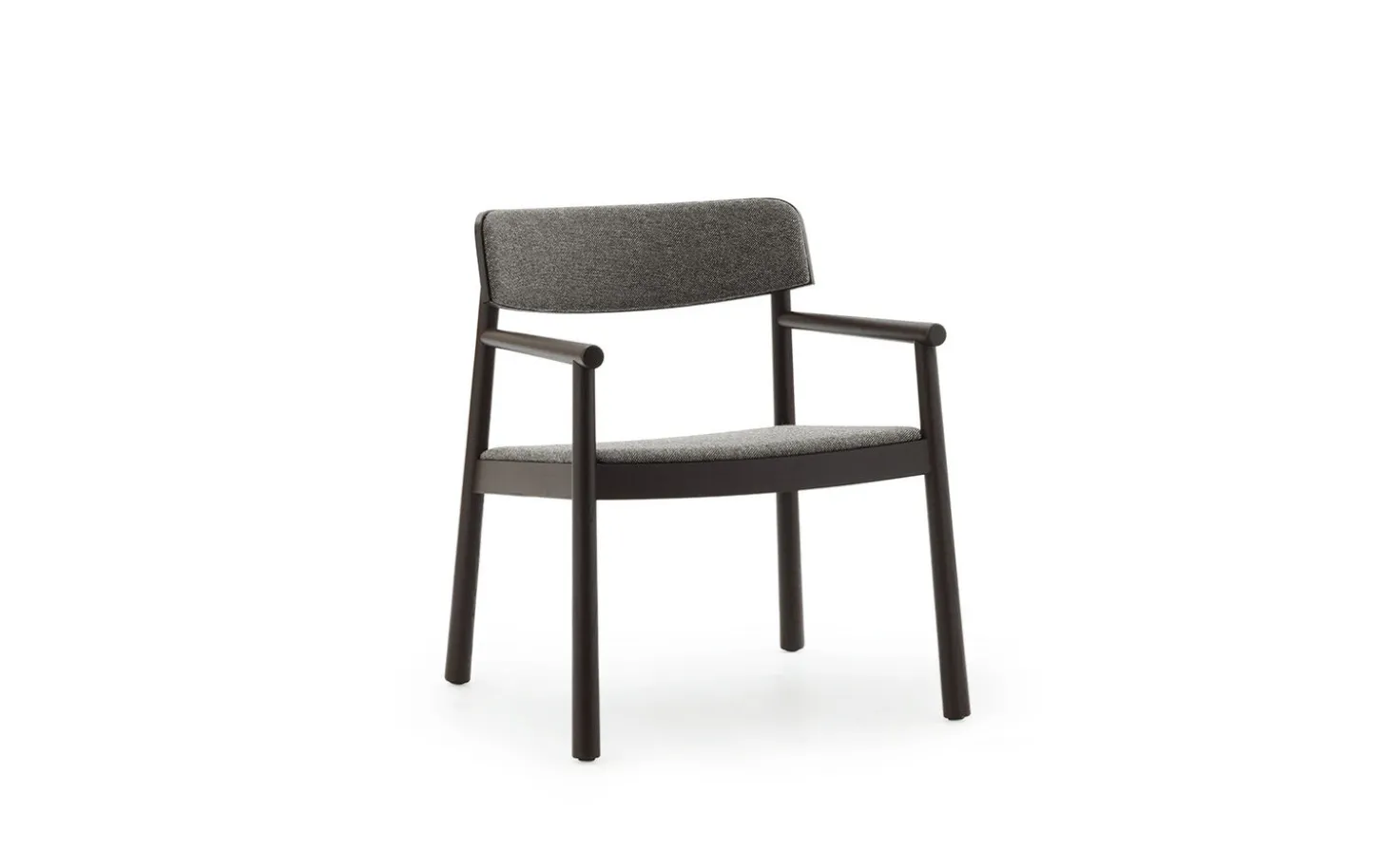 Normann Copenhagen - Timb Lounge Armchair Upholstery Brown / Hallingdal 368