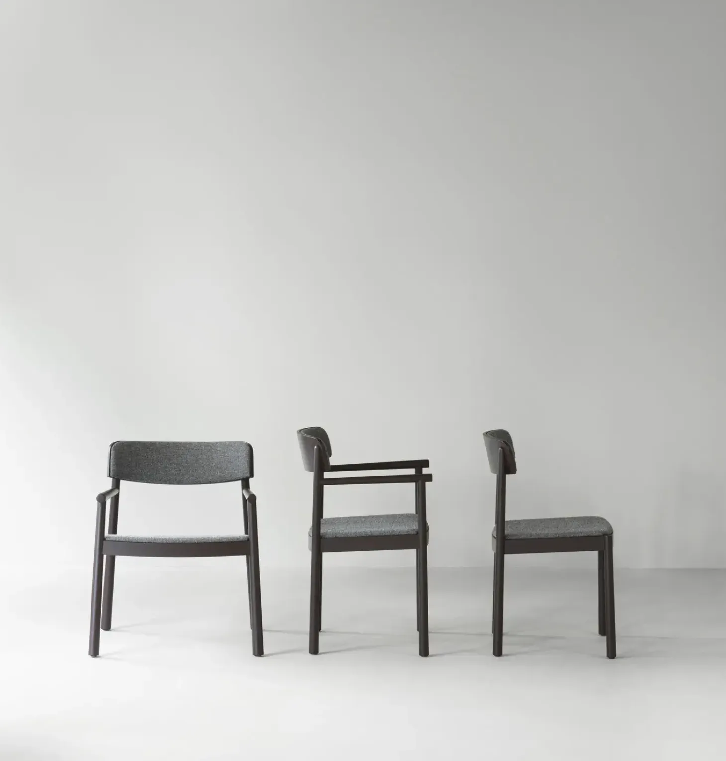 Normann Copenhagen - Timb Lounge Armchair Upholstery Brown / Hallingdal 368