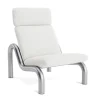 Normann Copenhagen - Tube Lounge Chair - lys grå - Hallingdal 110