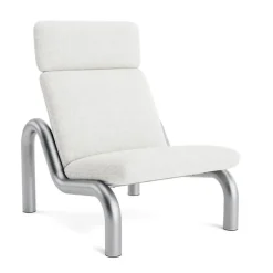 Normann Copenhagen - Tube Lounge Chair - lys grå - Hallingdal 110