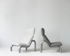 Normann Copenhagen - Tube Lounge Chair - lys grå - Hallingdal 110