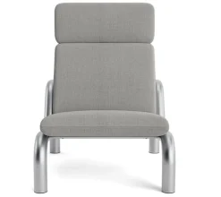 Normann Copenhagen - Tube Lounge Chair - grå - Remix 133