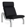 Normann Copenhagen - Tube Lounge Chair - sort læder - Ultra