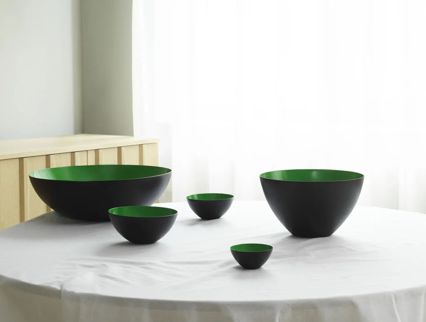 Normann Copenhagen Krenit Skål - Ø 12,5 cm - Grøn