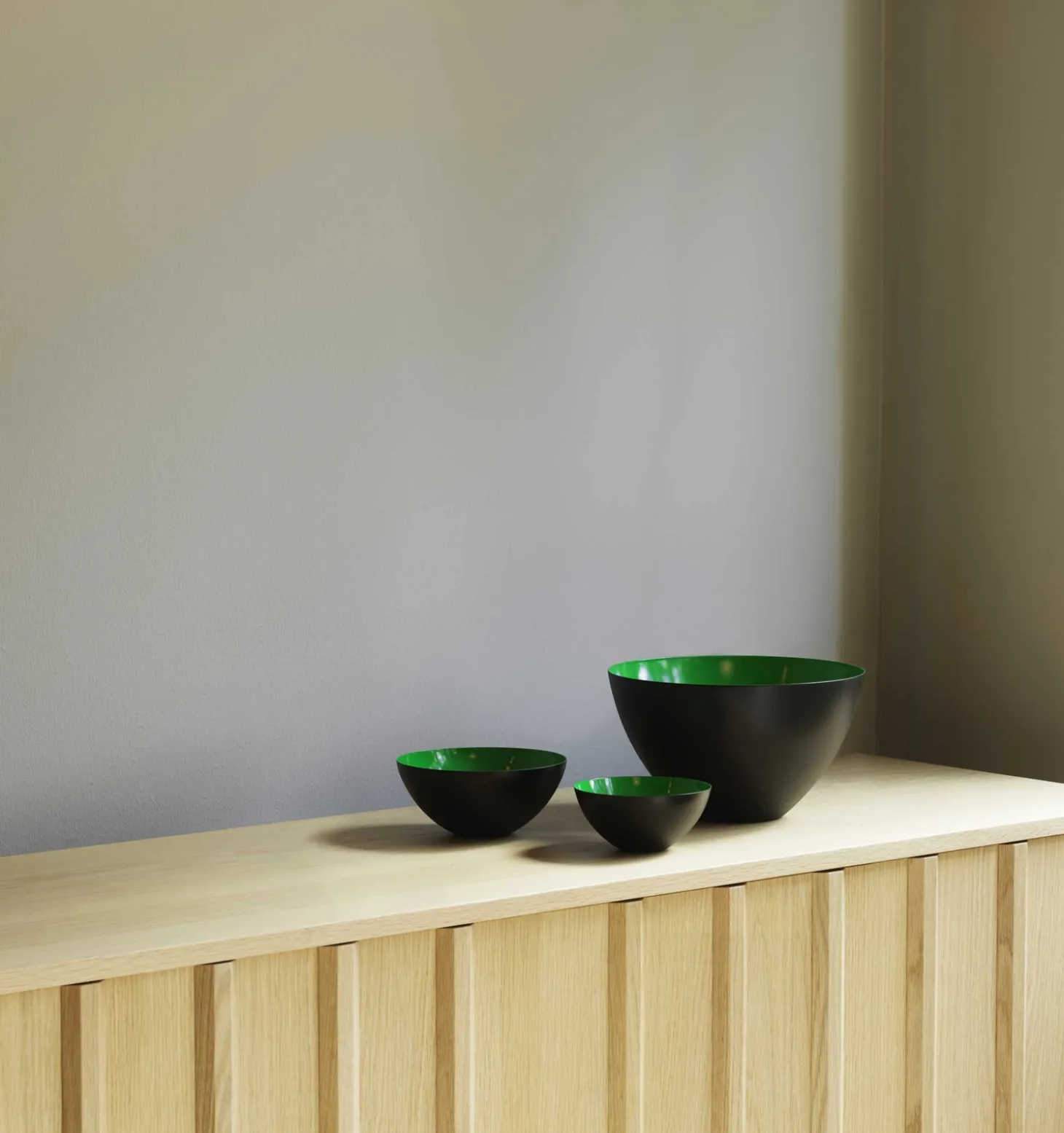 Normann Copenhagen Krenit Skål - Ø 25 cm - Grøn