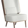 NovoForm - Lounge Chair - Serena - Silver Grey og Mørk Eg