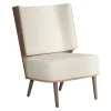 NovoForm - Lounge Chair - Serena - Sweet Vanilla og Mørk Eg