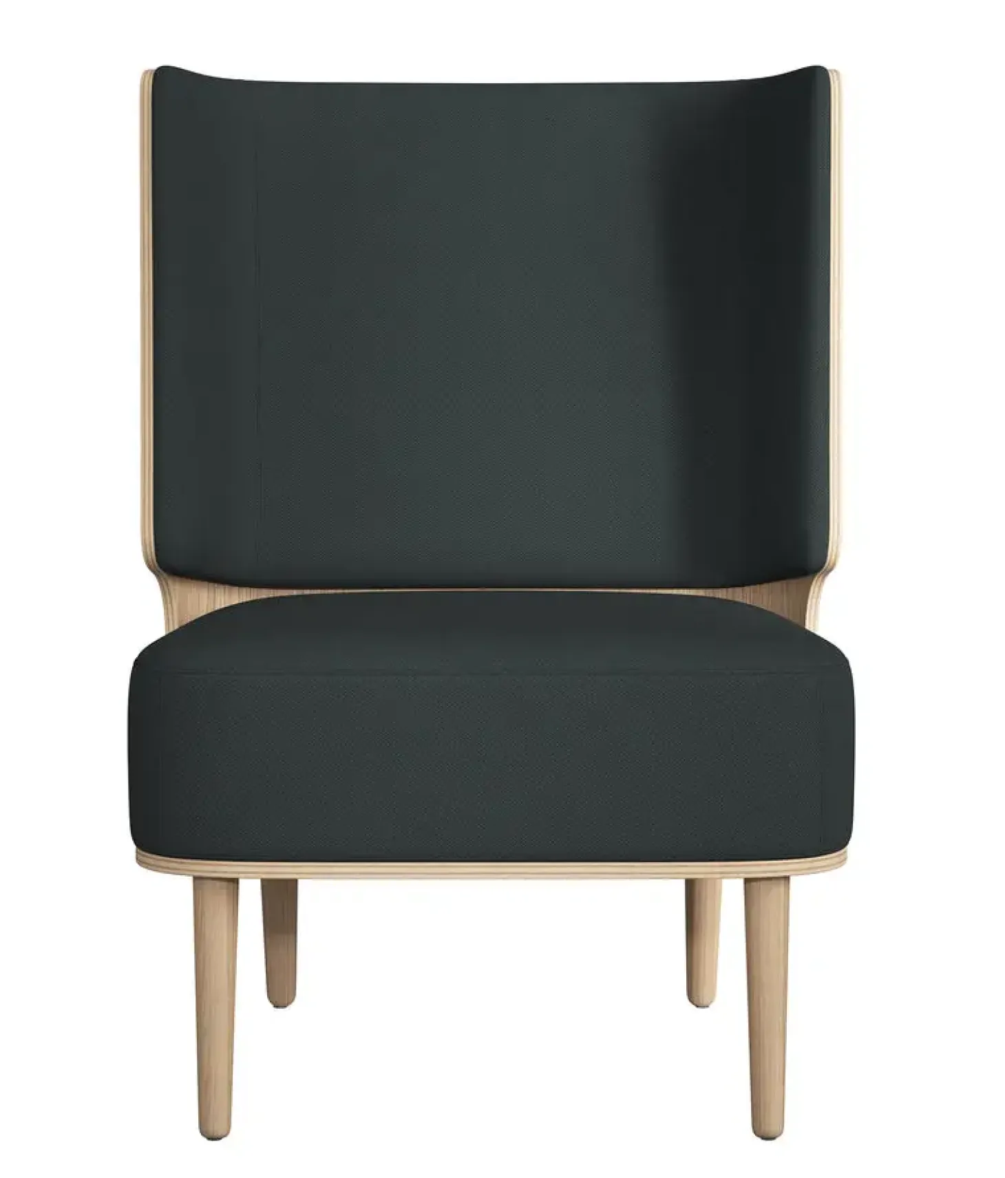 NovoForm - Lounge Chair - Serena - Phantom Grey/MørkeGrå og Natur Eg