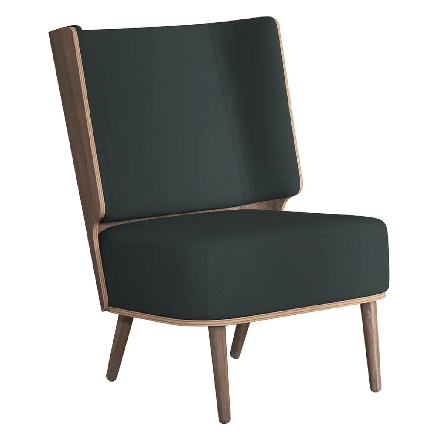 NovoForm - Lounge Chair - Serena - Phantom Grey og Mørk Eg