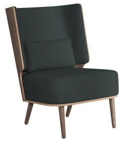 NovoForm - Lounge Chair - Serena - Phantom Grey og Mørk Eg