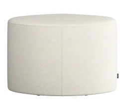 NovoForm - Puf - Madison - White/Hvid Bouclé