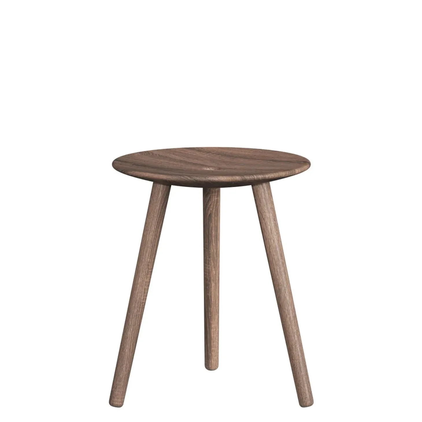 NovoForm - Skammel - Di VOLO Stool - Mørk Eg - 45 cm