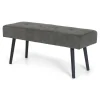 Orense Bænk med grønt fløjls look - Moss - 100 cm