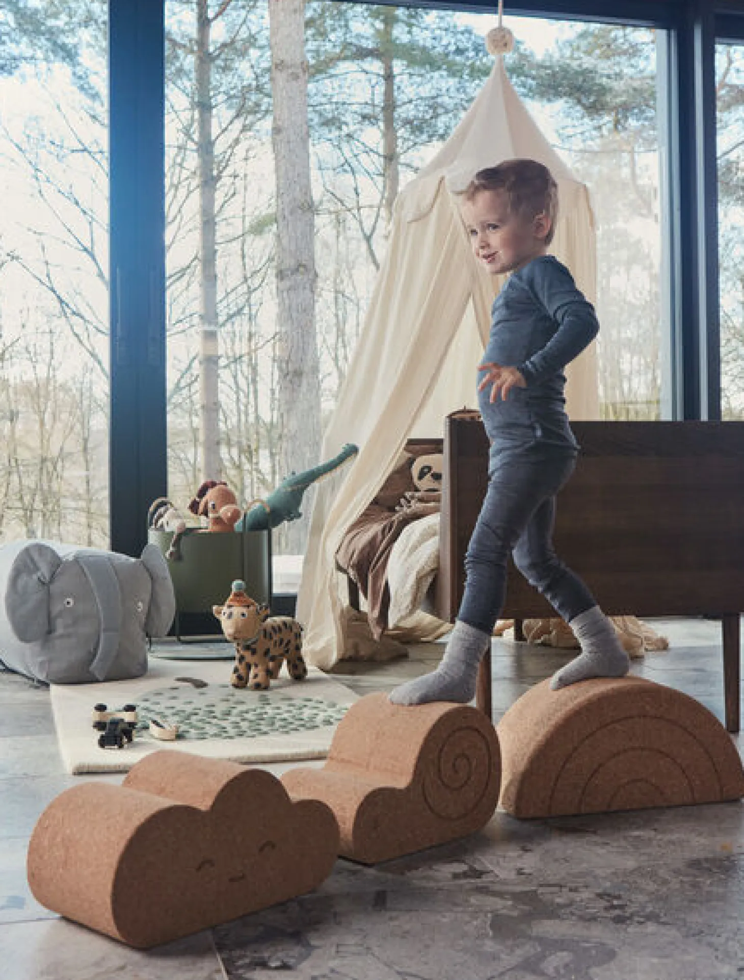 OYOY Living - Kork Sally Snegl - Natur