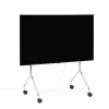 pedestal - TV-Stander - Moon Rollin - Chrome / Krom