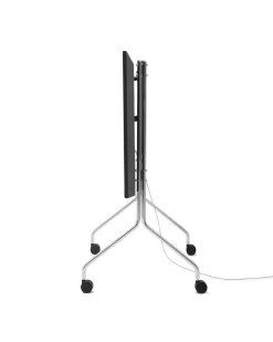 pedestal - TV-Stander - Moon Rollin - Chrome / Krom