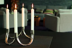Philippi - Bow candle holder, 2 pcs set
