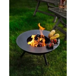 Philippi - Flames Set: fire pit L with cover and tong