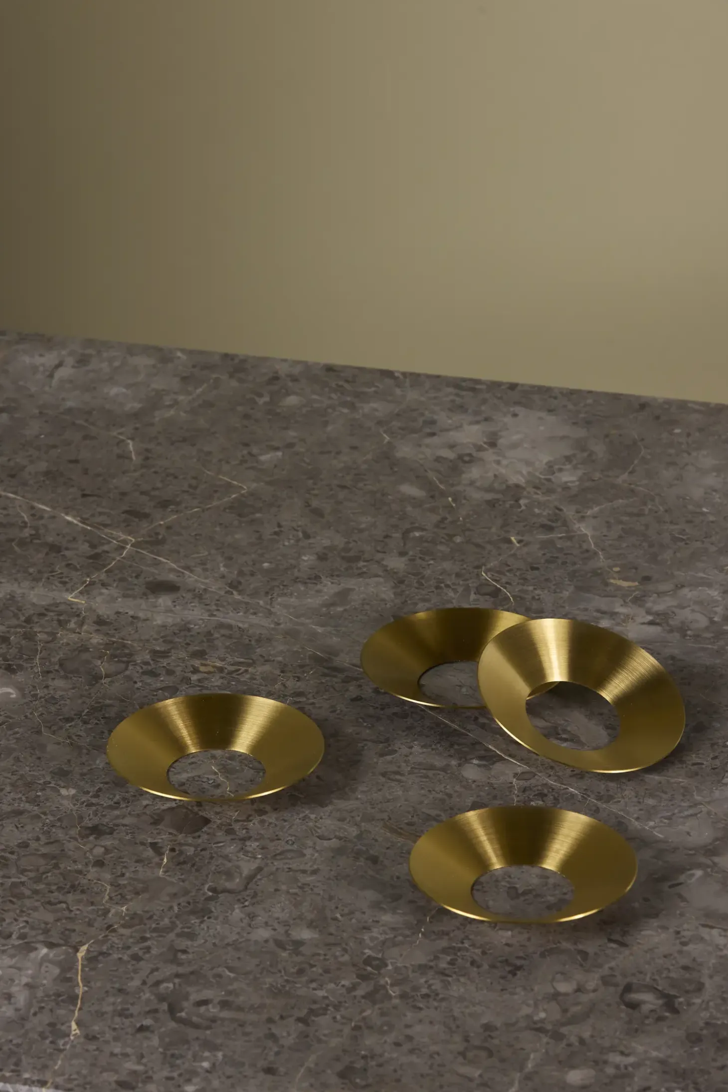 Piet Hein - Lysmanchet MAXI (til dia. 50 mm lys) - Messing