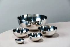 Piet Hein - Skål dia. 18 cm. Rustfrit stål - blank