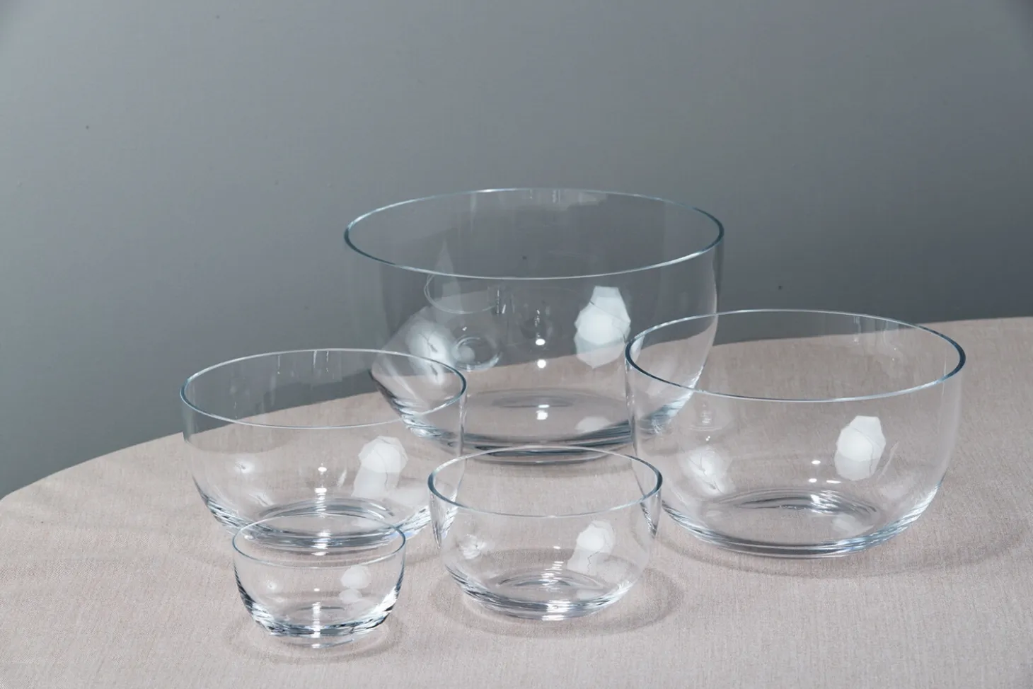 Piet Hein - Skål glas 21 cm - KLAR