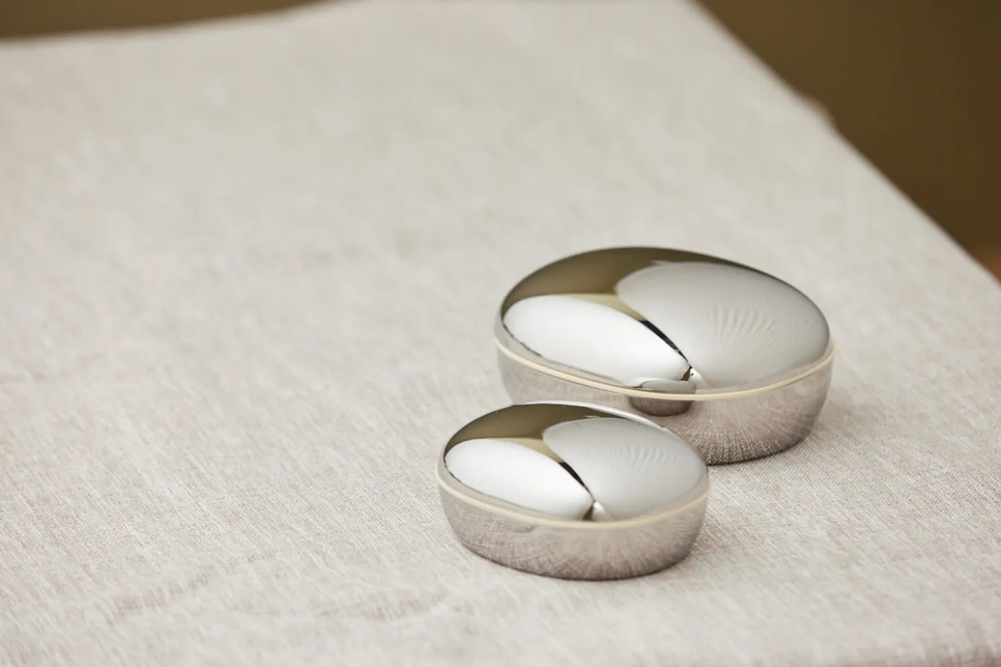 Piet Hein - Smykkeskrin - Blankt stål - Lille