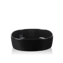 Piet Hein - Supercirkulær fad porcelain 26*26*7 cm HØJ/Sort